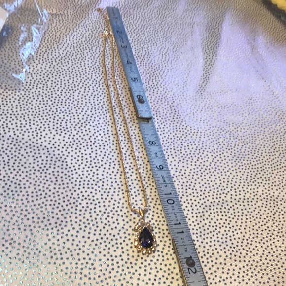 4pcs/set Water Drop Design Necklace, Earrings, Ring & Bracelet Jewelry Set - Picture 12 of 17